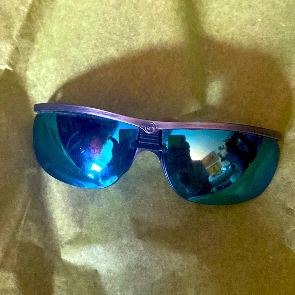 Legends Mermaid Blue by‎ Gargoyles Sport Wrap Sunglass Frames EUC